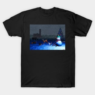 The Snowman's Visitors T-Shirt